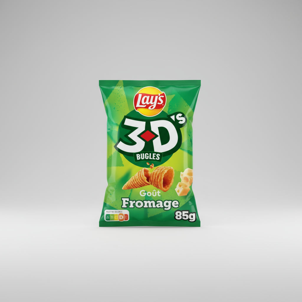 Lays 3d Bugles Fromage ( Cheese ) 85g ( France )
