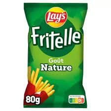 Lays Salted Fritelle snacks 80g ( France )