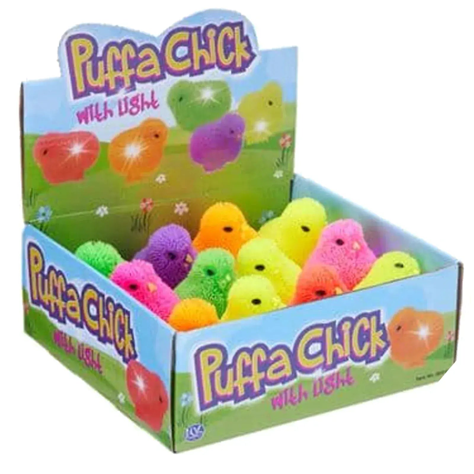 Light up Puffa Chicks ( Battery dead do not light up )