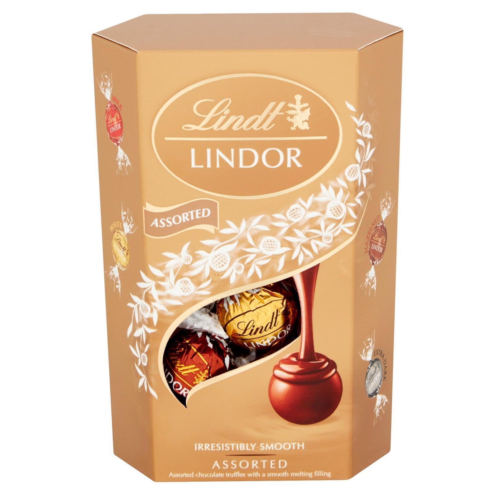 Lindt Lindor Assorted Chocolate Truffles Box 200g  (Italy)