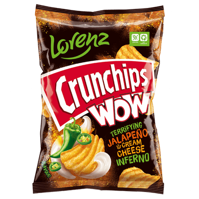 Lorenz Chips Wow Jalapeno  & Sour Cream Inferno  80g ( Germany )