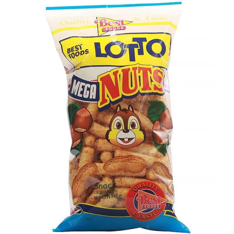 Lotto Mega Nuts Snacks 60g (Romania)