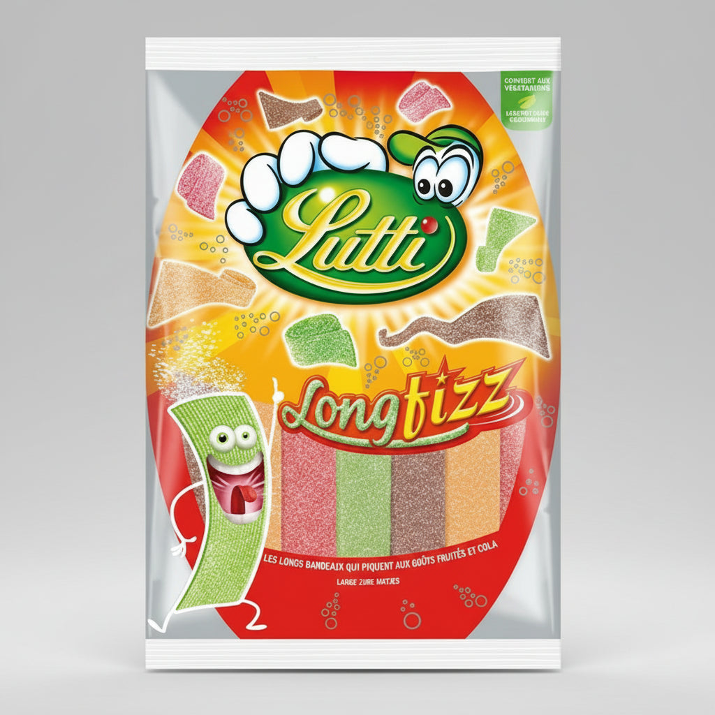 Lutti Long Fizz  200g ( France )
