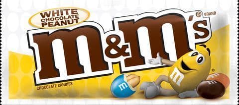 M&M White Choc Peanut 38.6g (US)