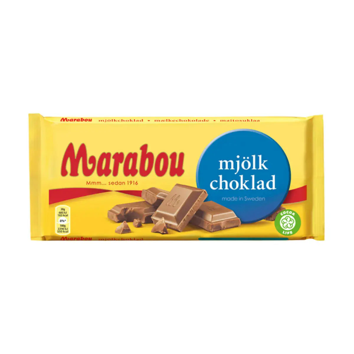 Marabou Mjolkchoklad  Milk Chocolate 200g ( Sweden )