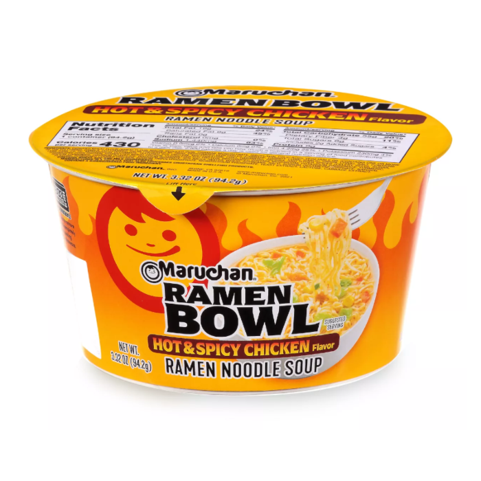 Maruchan Bowl Hot & Spicy Shrimp 3.3oz (94g) ( US )