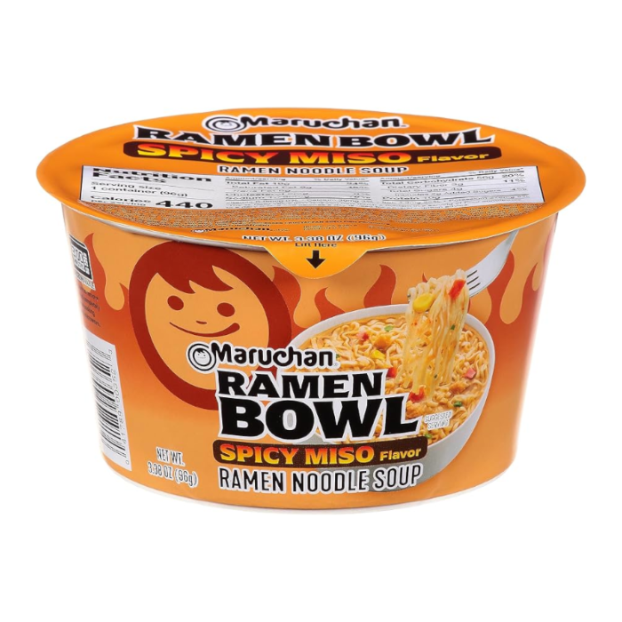 Maruchan Bowl Spicy Miso 3.38oz (96g) ( US )