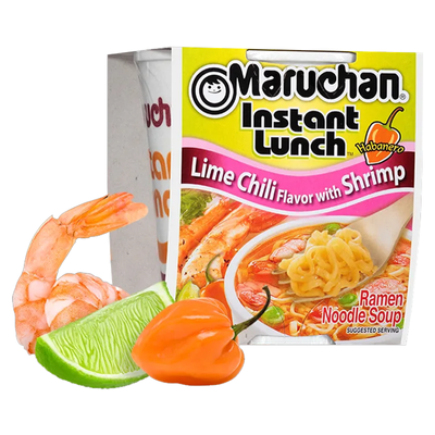 Maruchan - Instant Lunch - Lime Chili Flavour with Shrimp - 2.25oz (64g)  ( US )