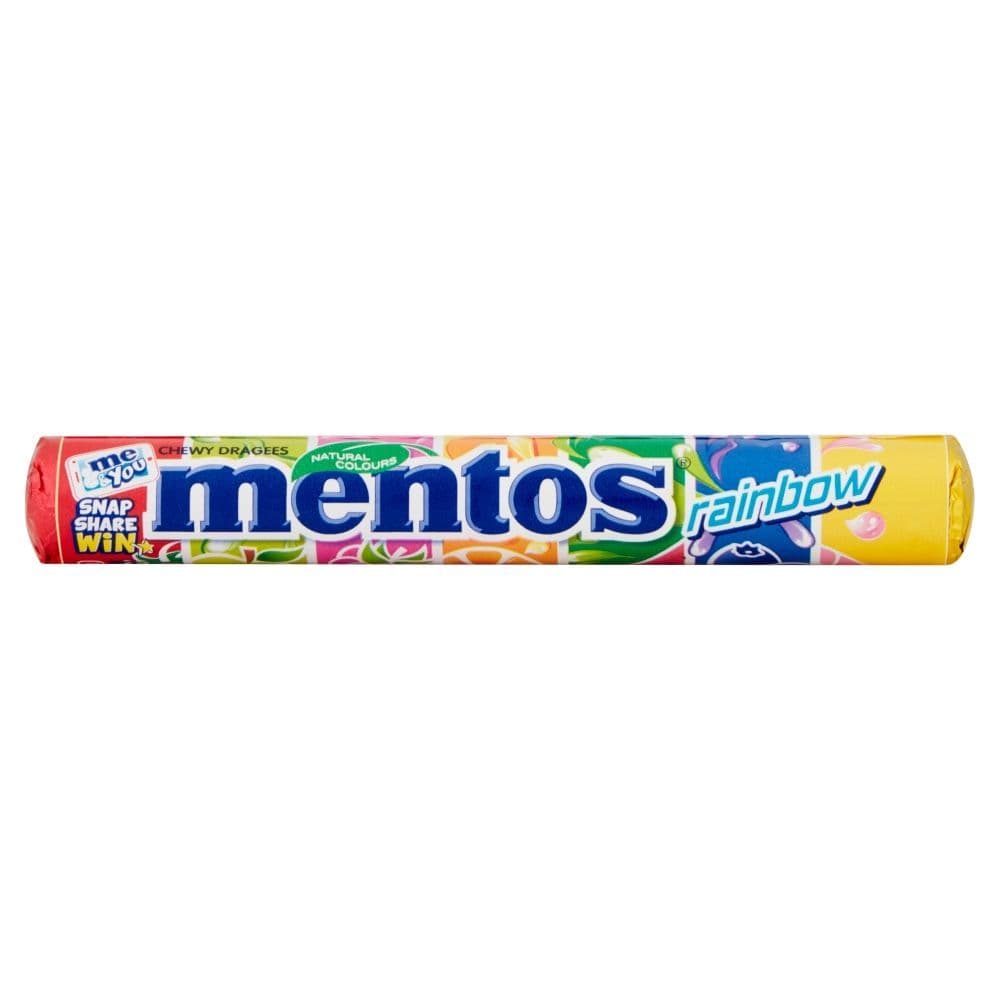 Mentos Rainbow Chewy Dragees 37.5g ( UK )