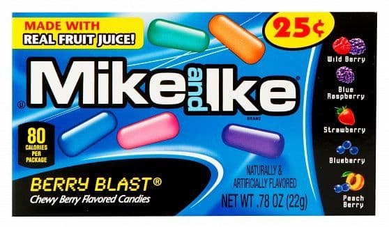Mike and Ike Berry Blast Mini Box (US)