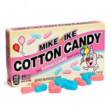 Mike and Ike Cotton Candy 5 OZ (142g) Theatre Box (US)