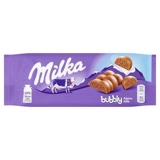 Milka Bubbly Apline  90g (Romainia)