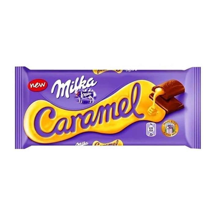 Milka Caramel 100g Bar (Romania)