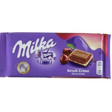 Milka Cherry 100g bar (Romania)