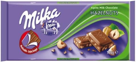 Milka Hazelnut 100g (Poland)
