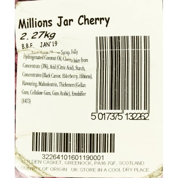 Millions Cherry 100g  (UK)