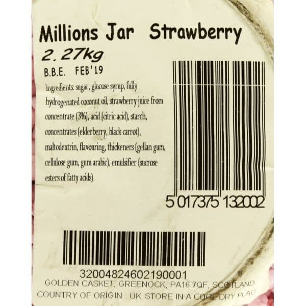 Millions Strawberry   (UK)