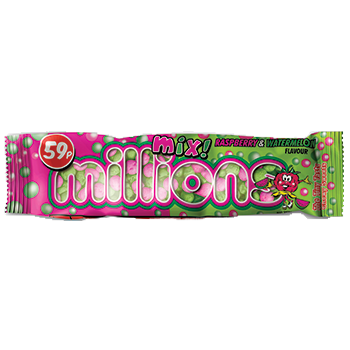 Millions Watermelon & Raspberry  Tubes 33g  (UK)