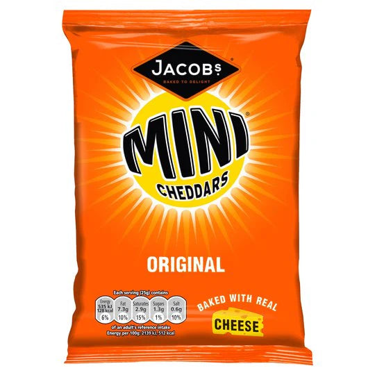 Jacob's Mini Cheddars 45g ( UK )