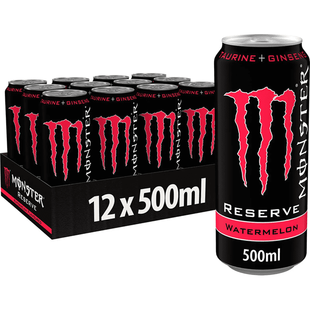 Monster Energy Drink Reserve Watermelon 500ml  ( UK )