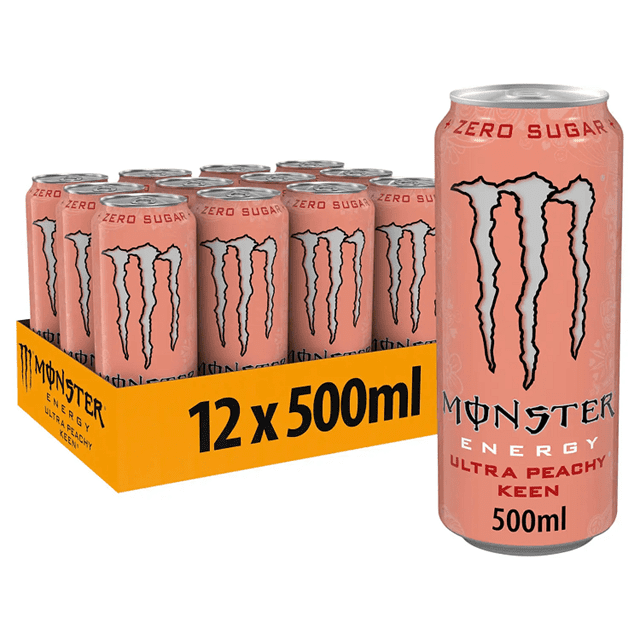 Monster Energy Drink Ultra Peachy Keen 500ml ( UK )