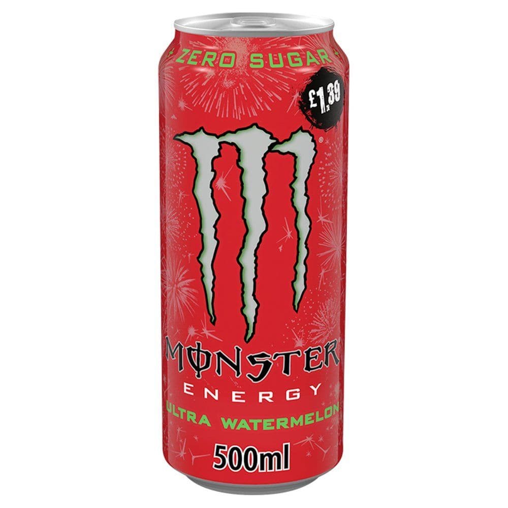 Monster Ultra Watermelon Energy Drink 500ml  (UK)