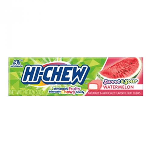 Morinaga Hi-Chew Fruit Chews Sweet & Sour Watermelon  (50g) (Japan)