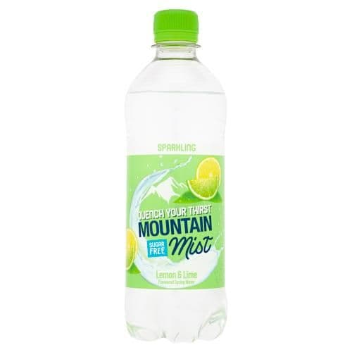 Mountain Mist Sparkling Sugar Free Lemon and Lime Flavour Spring Water 500ml  (UK)