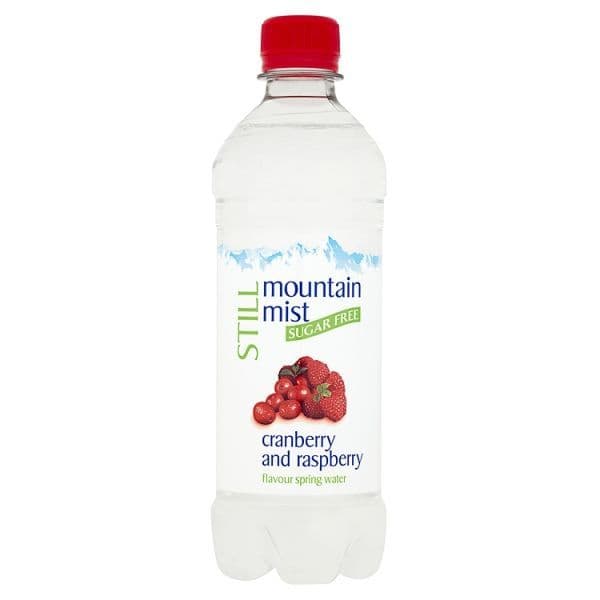 Mountain Mist Still Sugar Free Cranberry and Raspberry Flavour Spring Water 500ml  (UK)