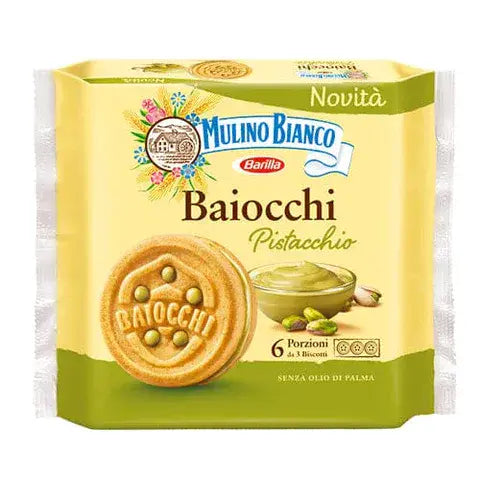 Mulino Bianco Baiocchi Pistacchio 168g ( Italy )