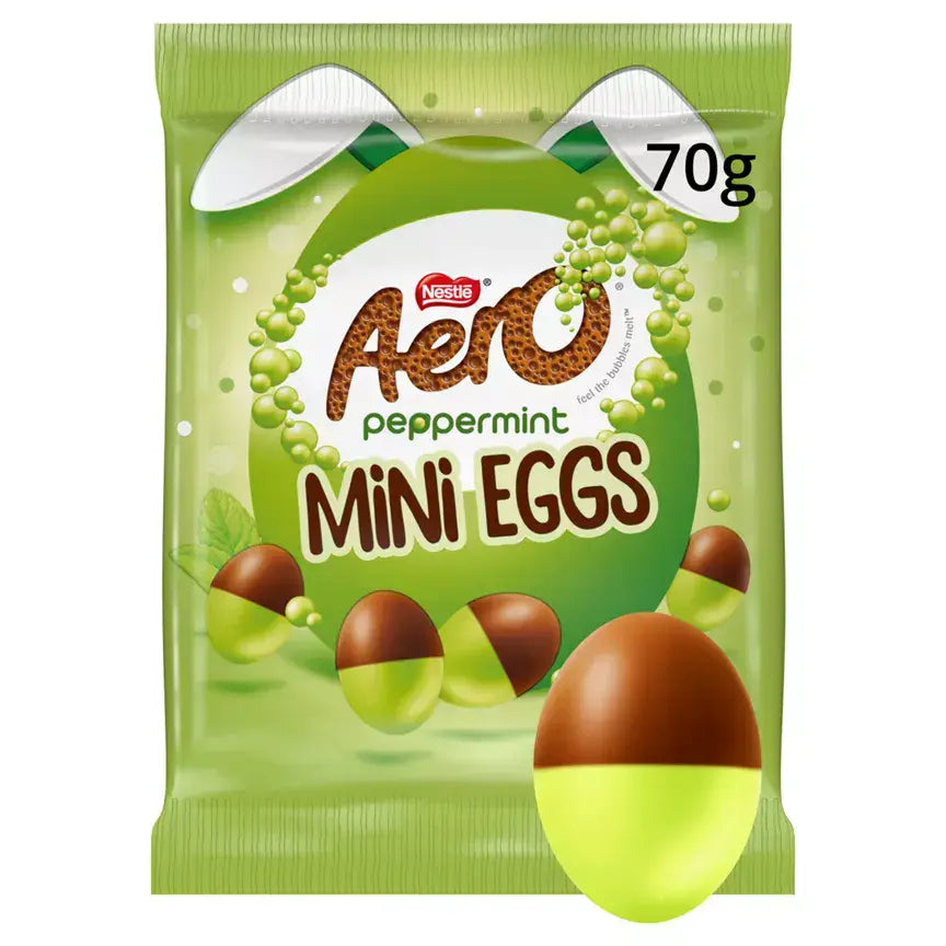 Nestlé® Aero Peppermint Mini Eggs Bag 70g (UK)