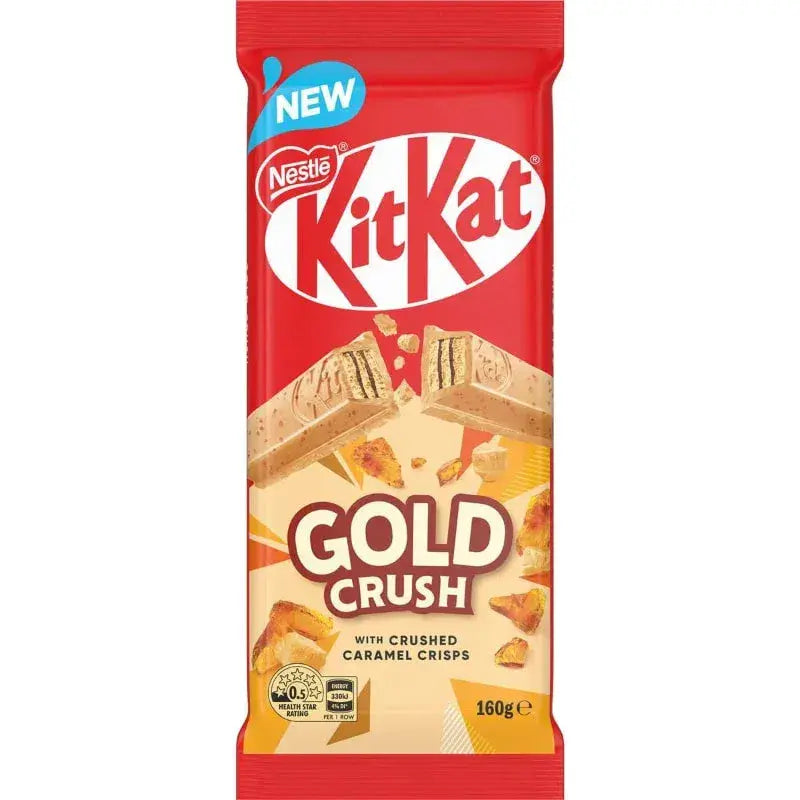 Nestle Kitkat Gold Crush Block 160g ( Australia )