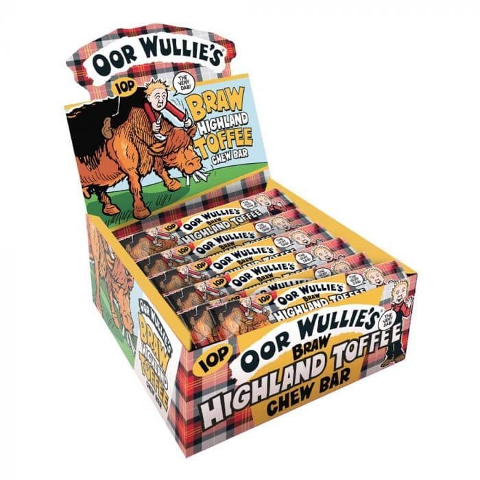 Oor Wullies Highland Toffee Chew Bar 11g ( UK )