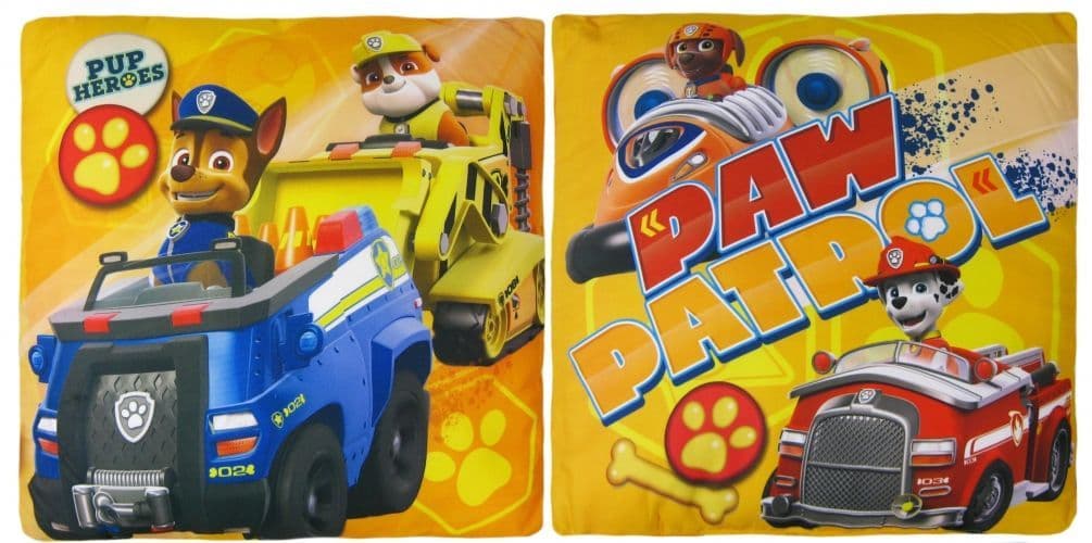 PAW Patrol "Marshall, Chase & Rubble" Character Filled Cushion Pillow