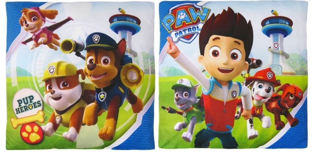 PAW Patrol "Marshall, Chase & Rubble" Character Filled Cushion Pillow