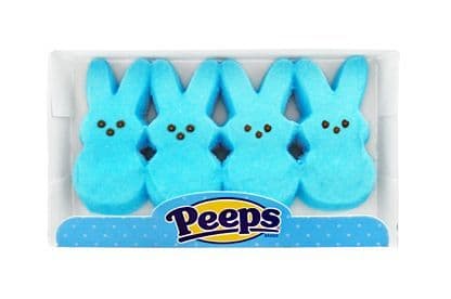 Peeps Blue Marshmallow Bunnies (4ct)  (US)