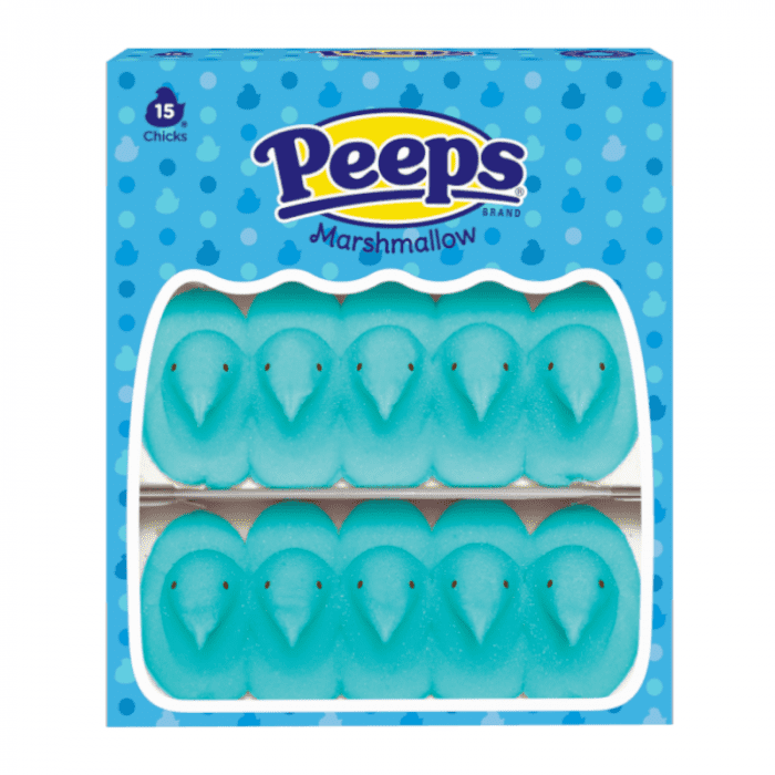 Peeps Blue Marshmallow Chicks 15PK 4.5oz (127g)  ( US )