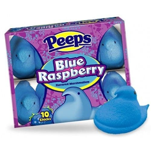 Peeps Blue Raspberry Marshmallow Chicks 10 pack