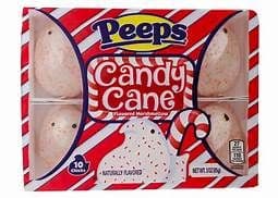 Peeps Candy Cane Chicks 10ct ( US )