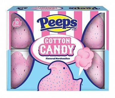 Peeps Cotton Candy Chicks 10 pack 85g ( US )