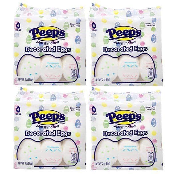 Peeps Decorated Eggs 6 pack 85g ( US )