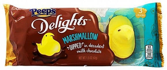 Peeps Delights Milk Chocolate Dipped Yellow Chicks (3ct) (US)