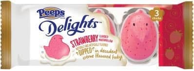 Peeps Delights Strawberry Chicks Dipped in Creme Flavour Fudge  43g ( US )