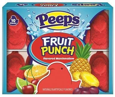 Peeps Fruit Punch Chicks 10 pack 85g(US)