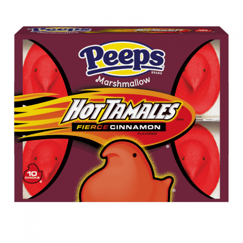 Peeps Hot Tamale Cinnamon Marshmallow Chicks 10 pack 85g(US)