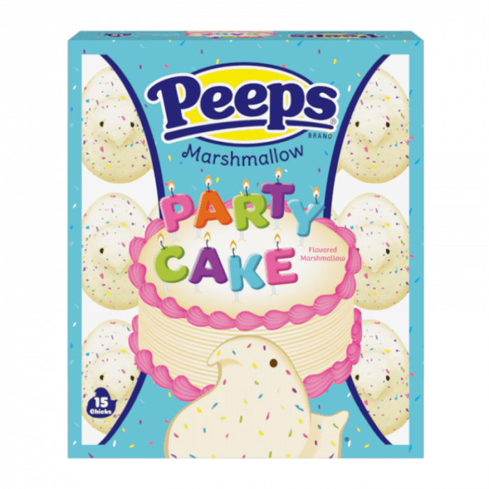 Peeps Party Cake Marshmallow Chicks 15PK 4.5oz (127g) ( US )