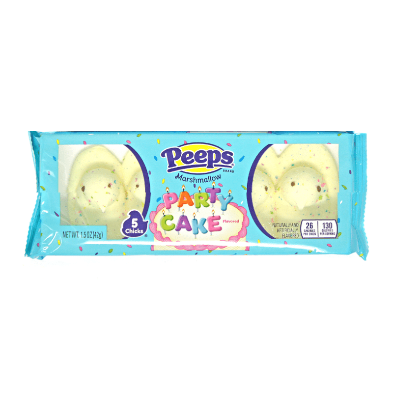 Peeps Party Cake Marshmallow Chicks 5 pack  &#x28;US&#x29;