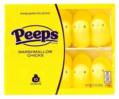 Peeps Yellow Marshmallow Chicks 10 pack  (US)