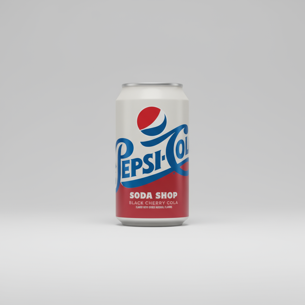 Pepsi-Cola Soda Shop Black Cherry Cola 12fl.oz (355ml) (US)