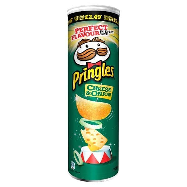 Pringles Cheese & Onion 165g (UK)